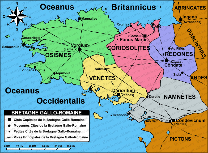 Histoire De Bretagne Carte